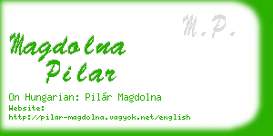 magdolna pilar business card